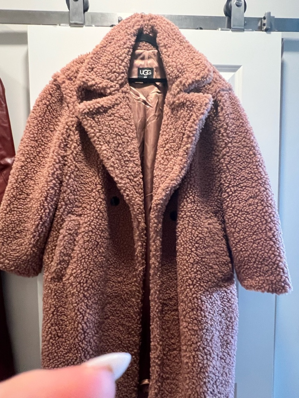 UGG Sherpa Long Coat size XL - Picture 3 of 3